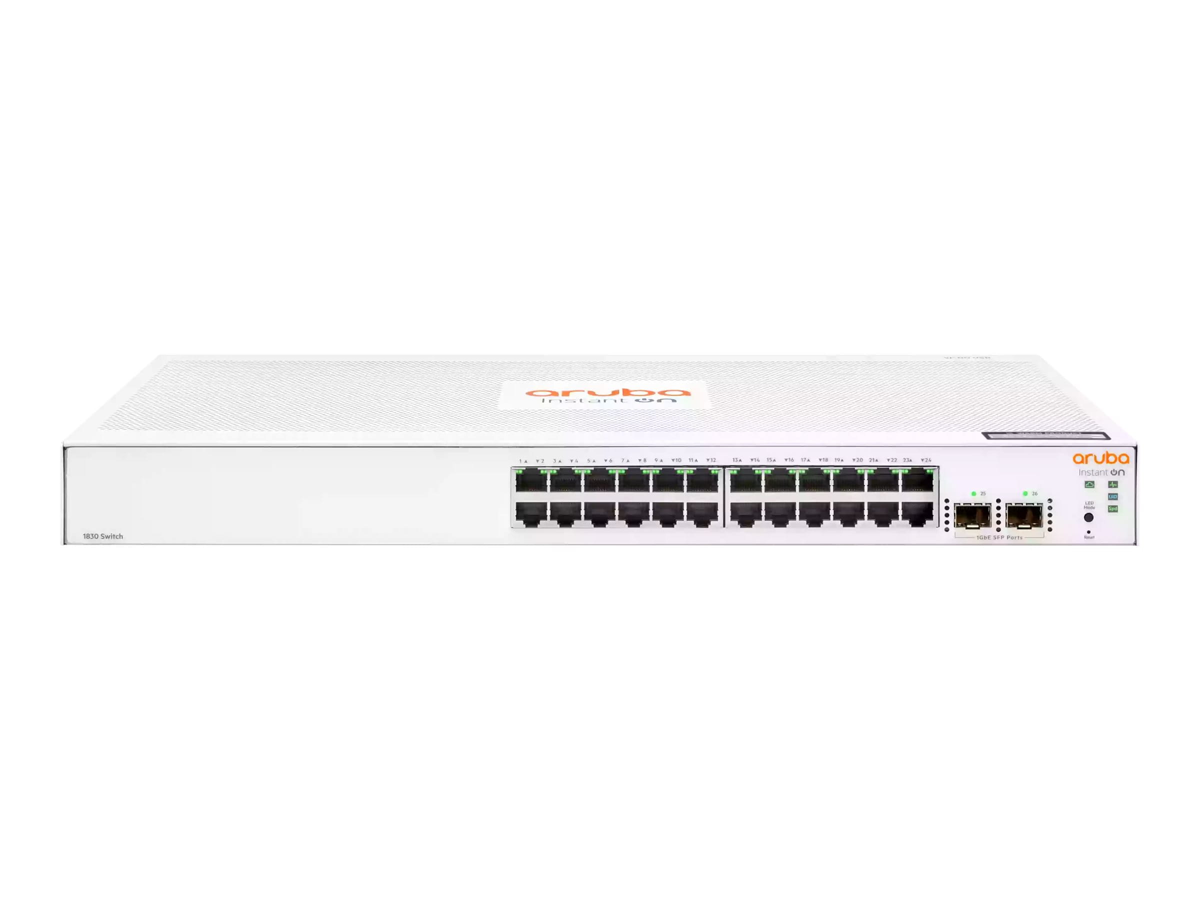 HPE Networking Instant On 1830 24G 2SFP Switch - Switch - managed - PoE