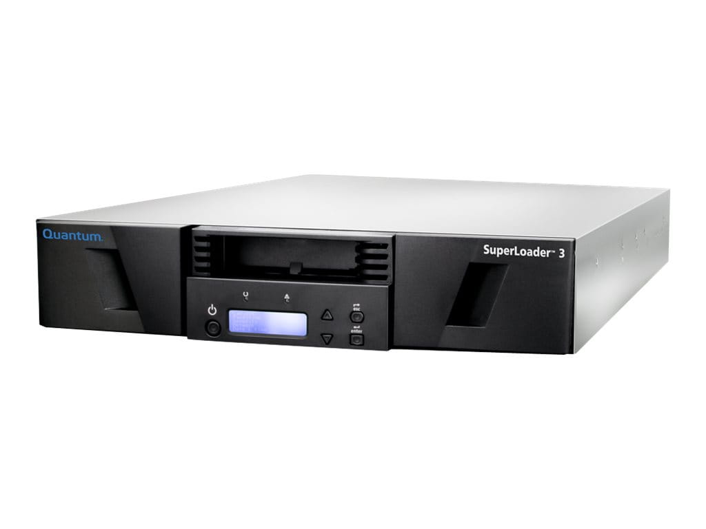 Quantum SuperLoader 3 with (Model C) drive(s) - Tape Autoloader - 48 TB / 120 TB - Steckplätze: 8 - LTO Ultrium (6 TB / 15 TB)