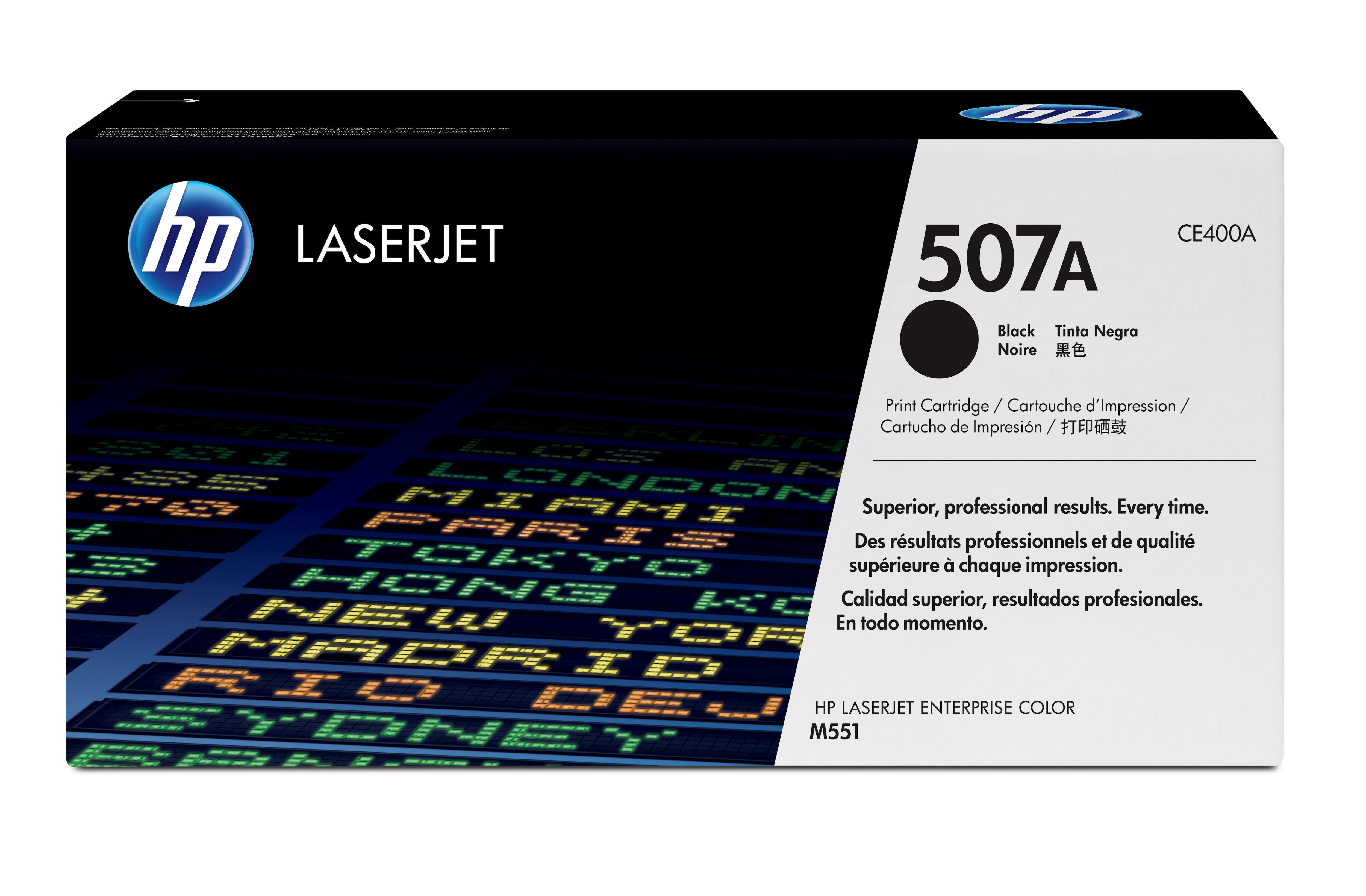 HP 507A - Schwarz - original - LaserJet - Tonerpatrone (CE400A)