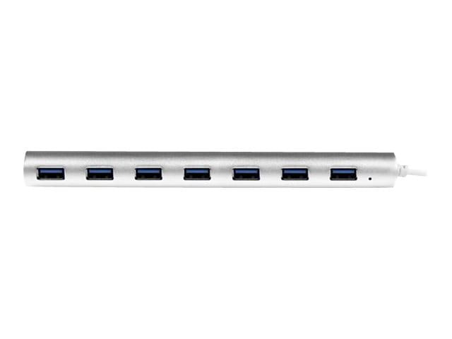 StarTech.com 7 Port kompakter USB 3.0 Hub mit eingebautem Kabel