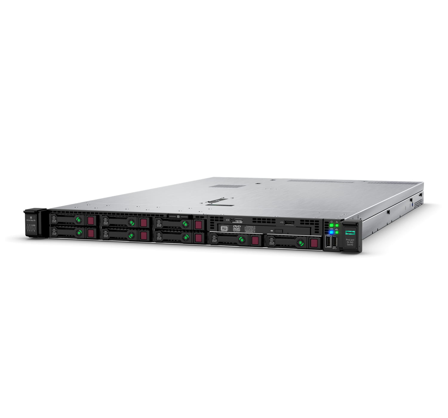 HPE ProLiant DL360 Gen10 - Server - Rack-Montage - 1U - zweiweg - 1 x Xeon Silver 4214R / 2.4 GHz - RAM 32 GB - SATA/SAS - Hot-Swap 6.4 cm (2.5")