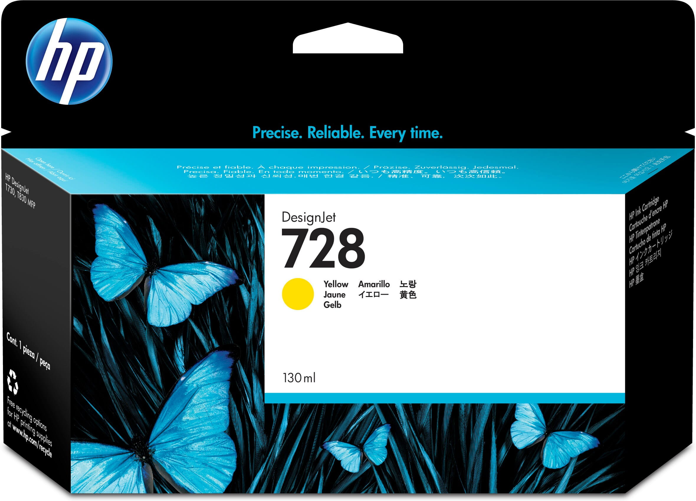 HP 728 - 130 ml - Gelb - original - DesignJet