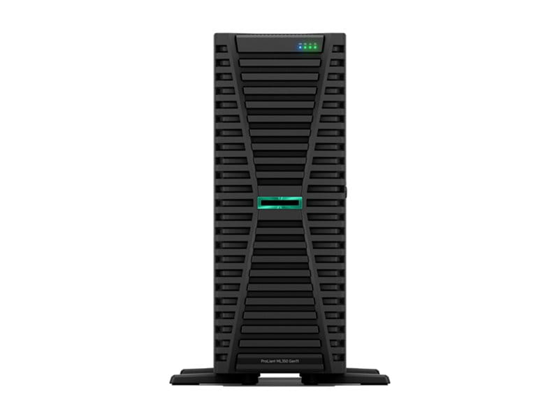 HPE ProLiant ML350 Gen11 - Server - Tower - 4U - zweiweg - 1 x Xeon Silver 4510 / 2.4 GHz - RAM 64 GB - SATA/SAS/NVMe - Hot-Swap 6.4 cm (2.5")