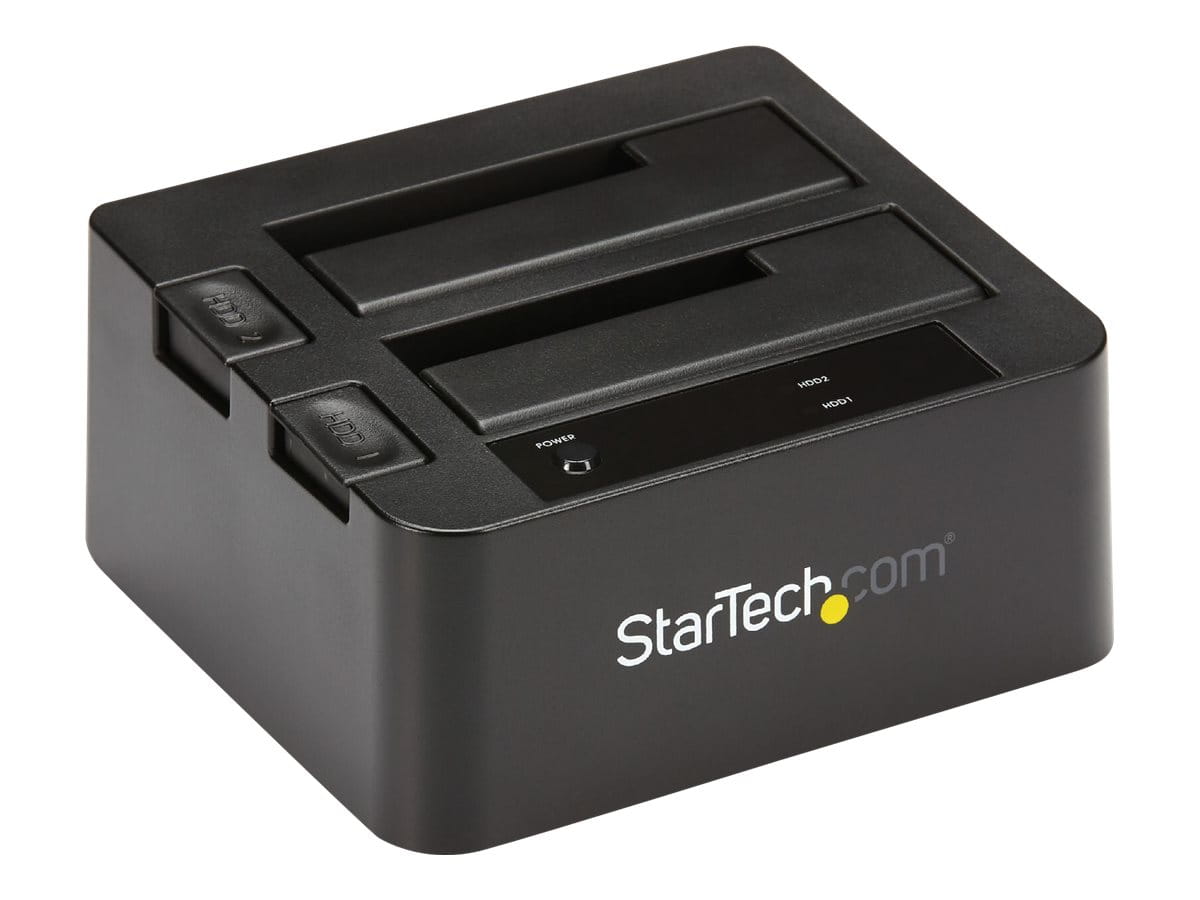 StarTech.com Dual-Bay USB 3.1 to SATA Hard Drive Docking Station, USB 3.1 (10 Gbps)