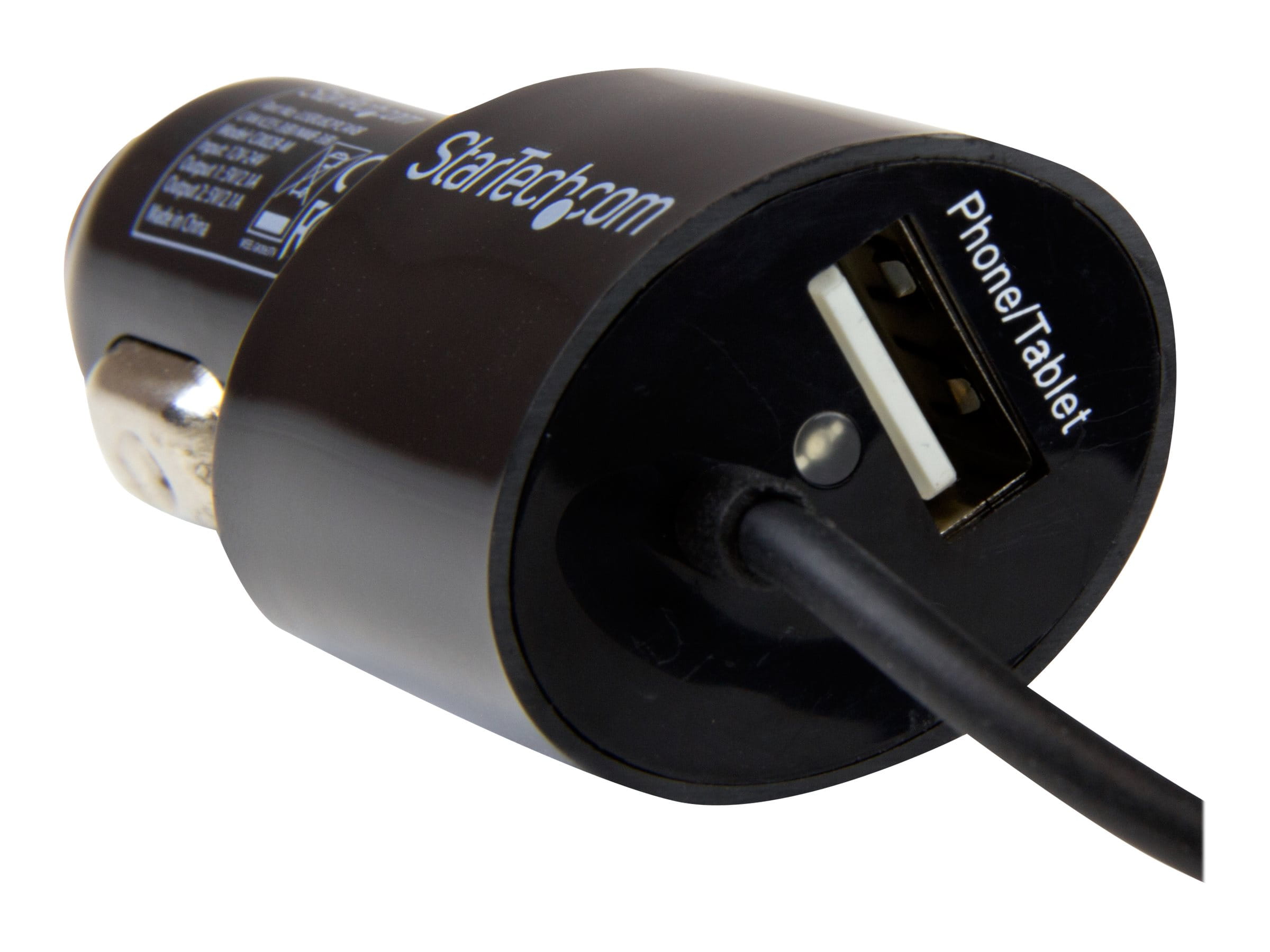 StarTech.com Dual USB KFZ-Ladegerät mit Micro USB Kabel und USB 2.0 - 21 Watt / 4.2 A - 2-fach Tablet Auto-Ladegerät - Auto-Netzteil - 21 Watt - 4.2 A - 2 Ausgabeanschlussstellen (USB, Micro-USB Typ B)