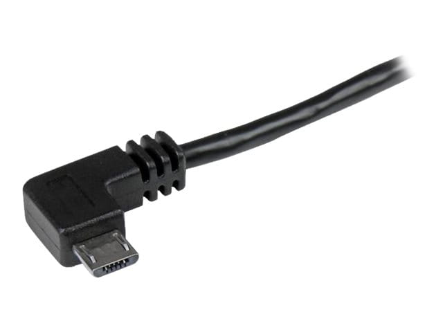 StarTech.com Micro USB Kabel mit rechts gewinkelten Anschlüssen - Stecker/Stecker - 1m - USB A zu Micro B Anschlusskabel - USB-Kabel - Micro-USB Typ B (M)