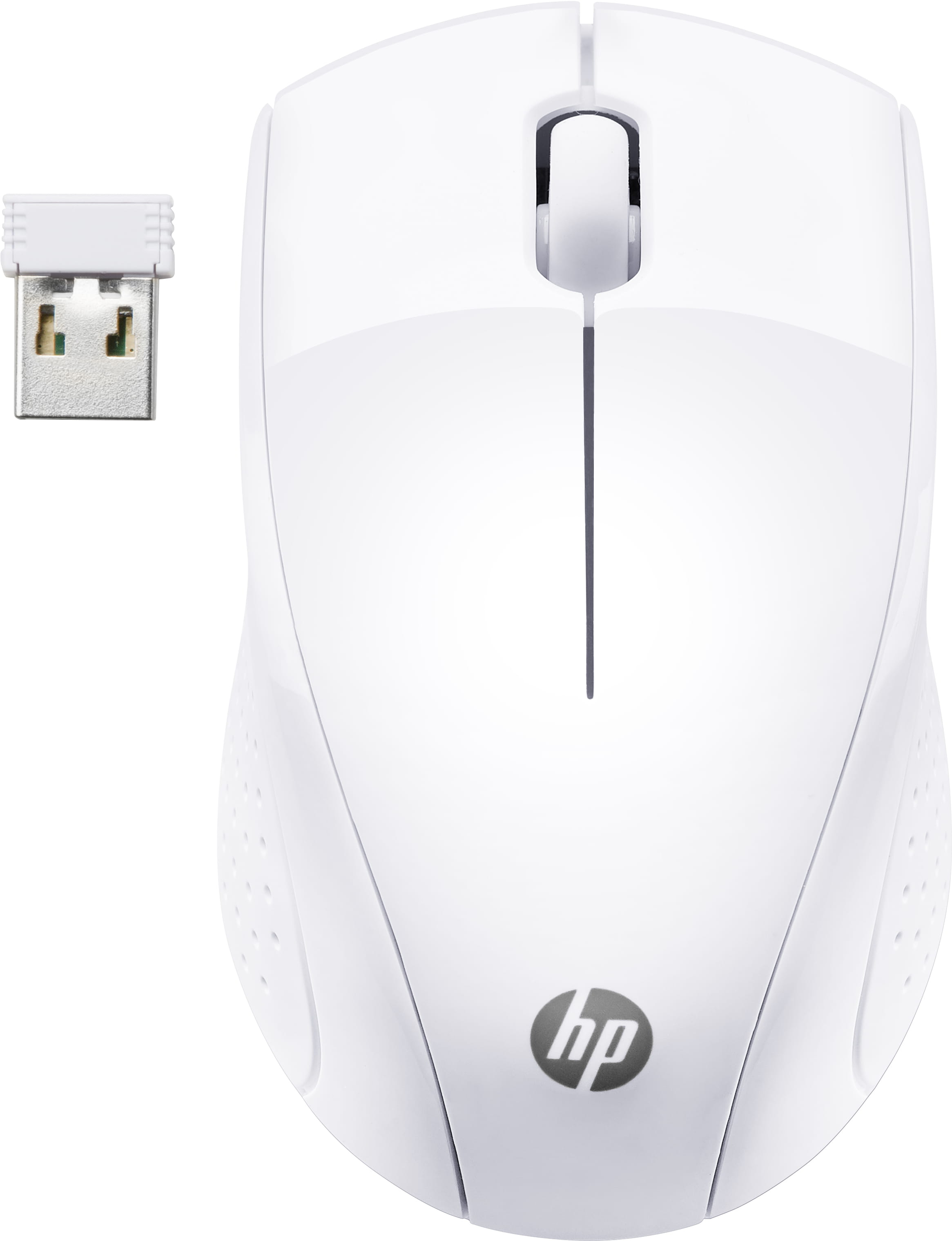 HP 220 - Maus - 3 Tasten - kabellos - 2.4 GHz - kabelloser Empfänger (USB)
