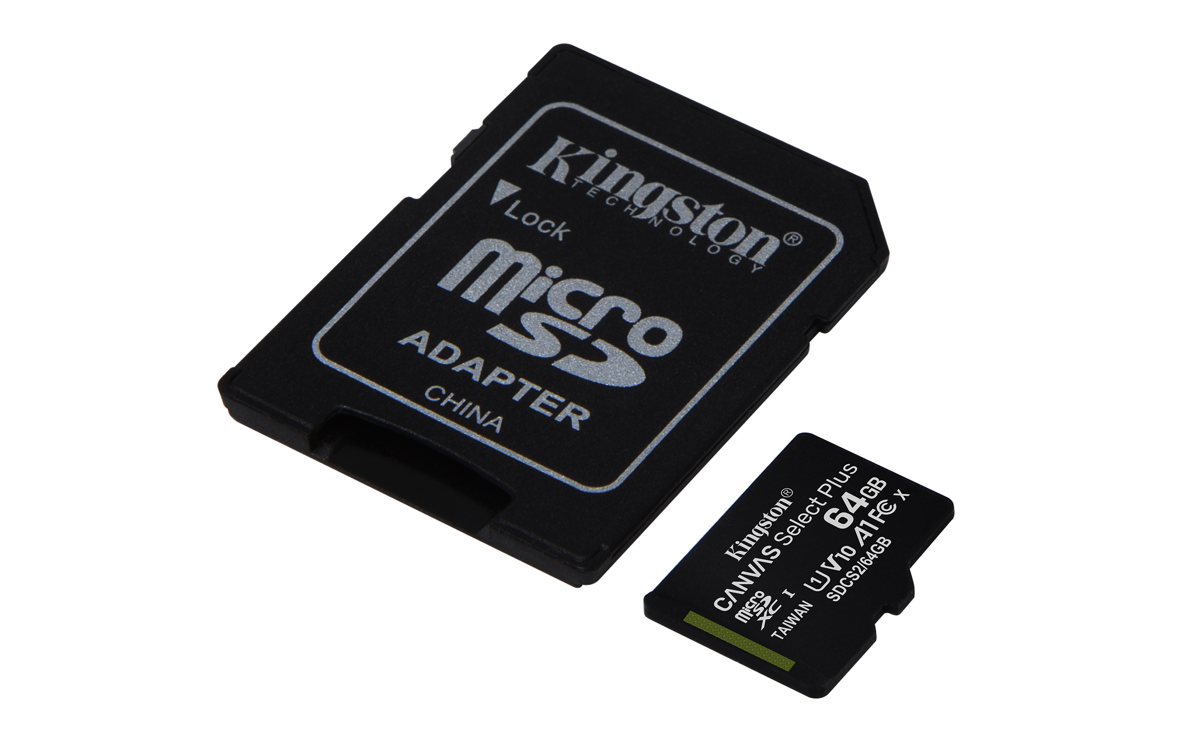 Kingston Canvas Select Plus - Flash-Speicherkarte (microSDXC-an-SD-Adapter inbegriffen)