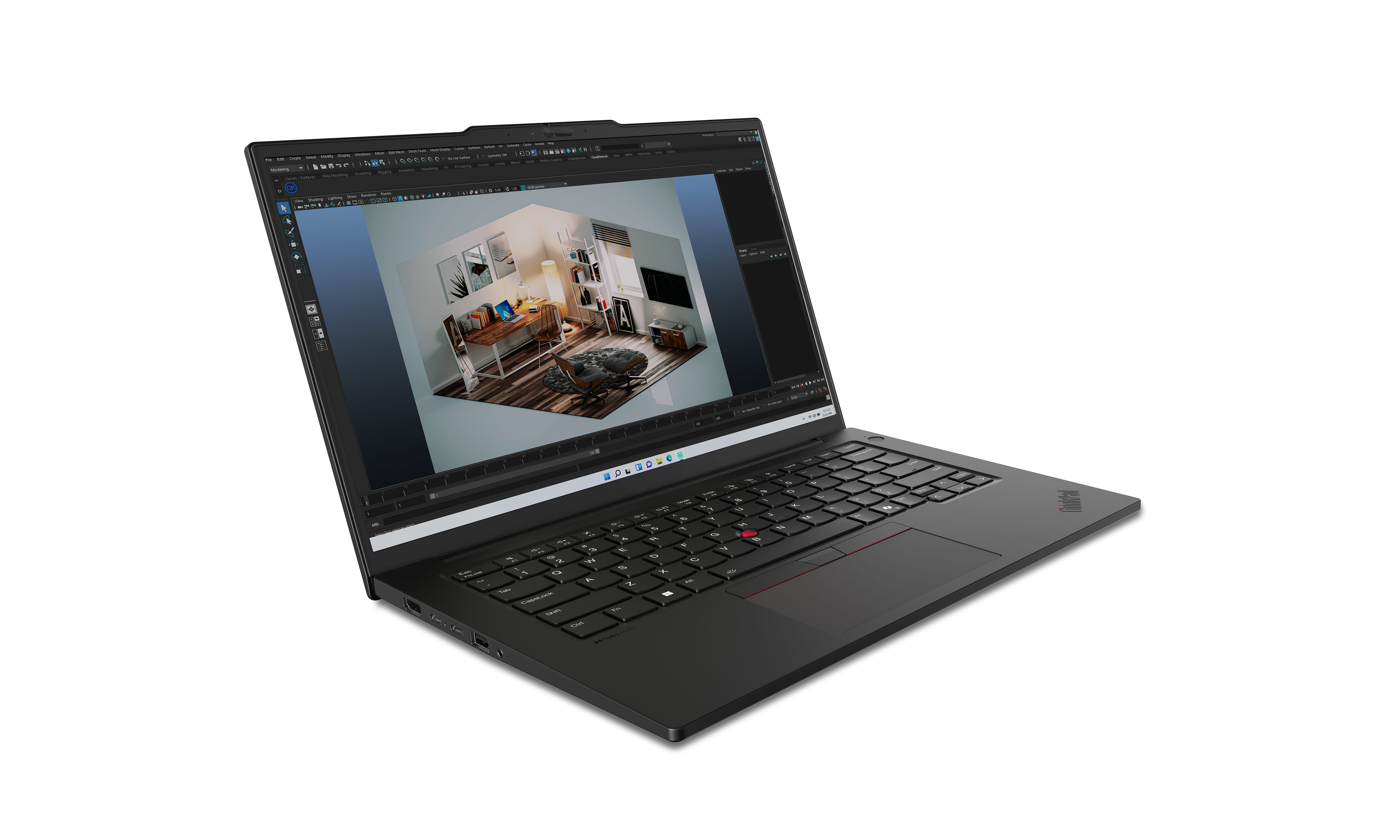 Lenovo ThinkPad P14s Gen 5 21G2 - Intel Core Ultra 7 155H / 1.4 GHz - Win 11 Pro - Intel Arc Graphics - 32 GB RAM - 1 TB SSD TCG Opal Encryption 2, NVMe, Performance - 36.8 cm (14.5")