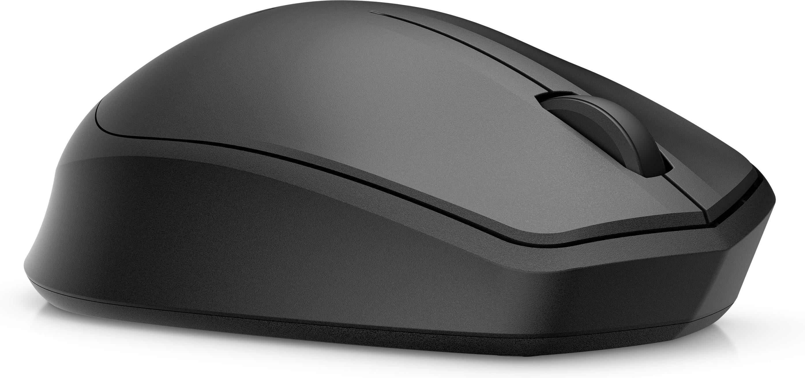 HP 285 Silent - Maus - ergonomisch - optisch - kabellos - 2.4 GHz - kabelloser Empfänger (USB)