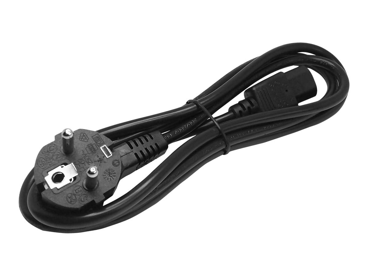 StarTech.com 2 m Computer Stromkabel, 18AWG, EU Schuko auf C13, 10A 250V, Schwarz Ersatz AC Netzkabel, Drucker Stromkabel, PC Stromversorgungskabel, Monitor Stromkabel - UL gelistet (PXT101EUR)