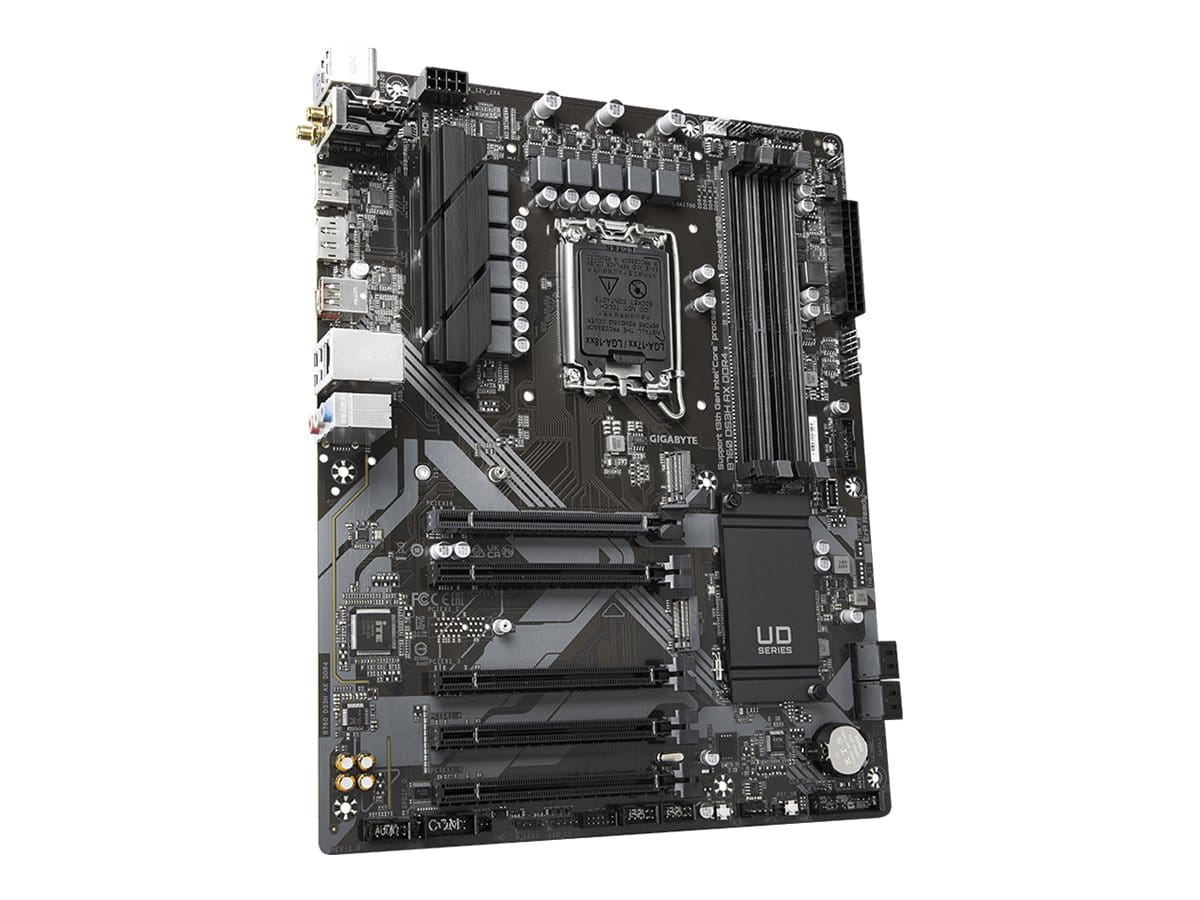 Gigabyte B760 DS3H AX DDR4 - 1.X - Motherboard - ATX - LGA1700-Sockel - B760 Chipsatz - USB-C 3.2 Gen 2x2, USB 3.2 Gen 2, USB 3.2 Gen 1 - Gigabit LAN, Wi-Fi 6E - Onboard-Grafik (CPU erforderlich)