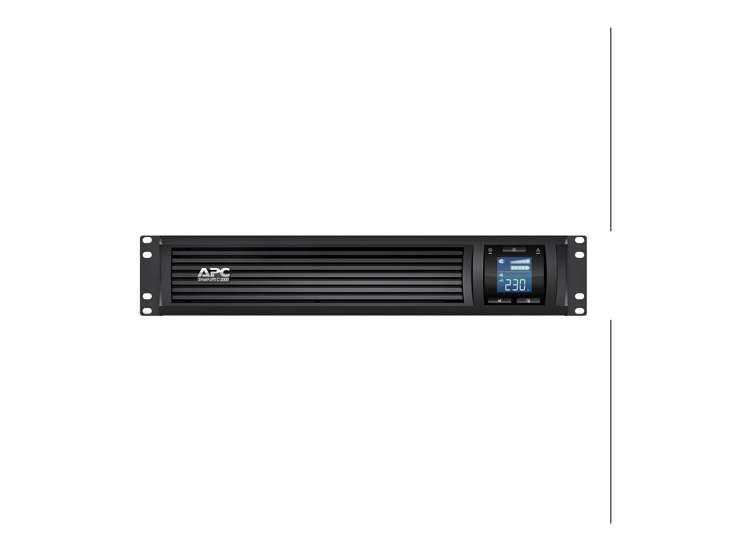 APC Smart-UPS C 2000VA 2U - USV (Rack - einbaufähig) - Line-Interactive-USV