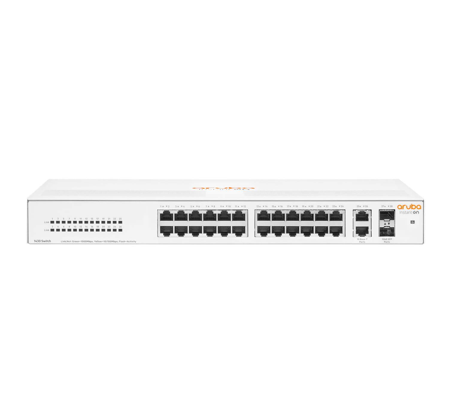 HPE Networking Instant On 1430 26G 2SFP Switch - Switch - unmanaged
