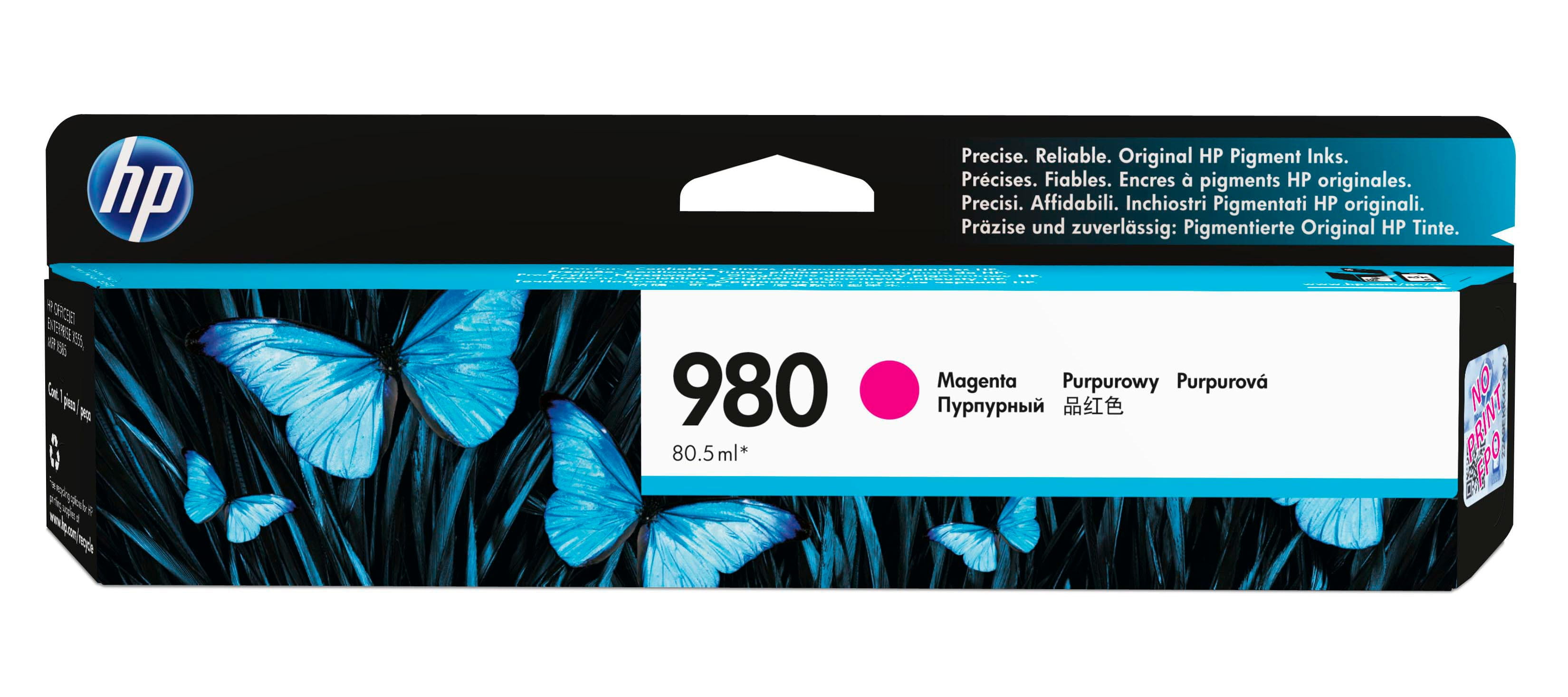 HP 980 - 86.5 ml - Magenta - Original - Tintenpatrone