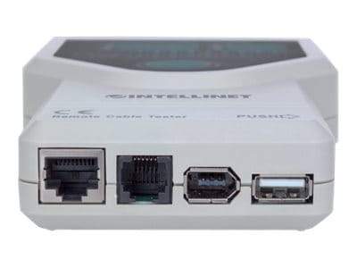 Intellinet 5-in-1 Cable Tester, Tests 5 Commonly Used Network RJ45 and Computer Cables