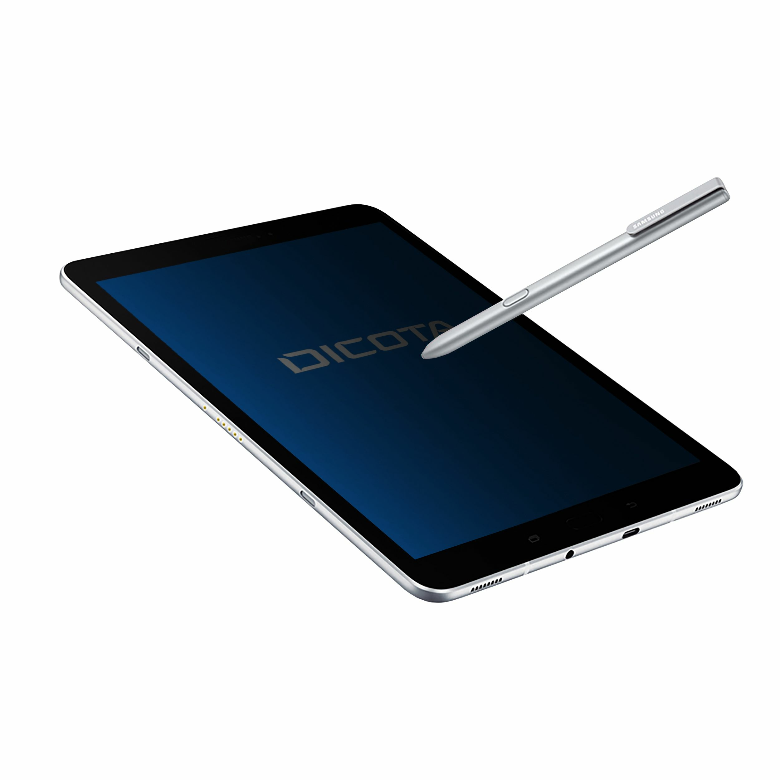 Dicota Secret - Bildschirmschutz für Tablet - mit Sichtschutzfilter - 2-Wege - klebend - 9.7" - Schwarz - für Samsung Galaxy Tab S4 (10.5 Zoll)