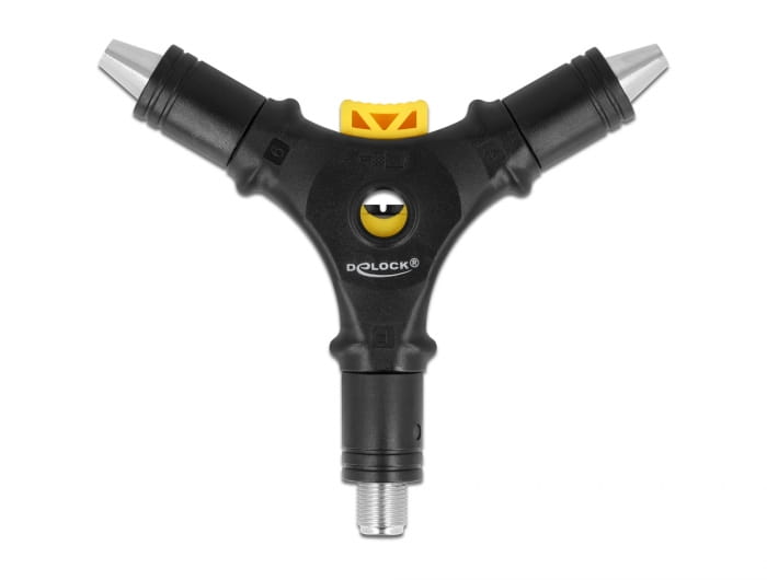 Delock 4 in 1 - Installationswerkzeug für Kabelanschlüsse