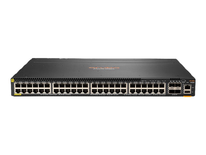 HPE Aruba Networking 6300M 48p 10M/100M/1G Class4 PoE 4p SFP56 50G TAA Switch - Switch - max. Stapelentfernung 10 km - L3 - managed - 48 x 10/100/1000 (PoE+)