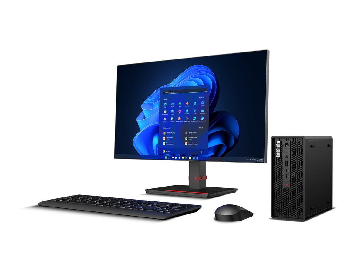 Lenovo ThinkStation P3 Ultra 30HA - MT - 1 x Core i5 i5-14600 / 2.7 GHz - vPro Enterprise - RAM 32 GB - SSD 512 GB - TCG Opal Encryption, NVMe, Performance - RTX A400 - 1GbE, 2.5GbE, Wi-Fi 6E - WLAN: Bluetooth 5.1, 802.11a/b/g/n/ac/ax (Wi-Fi 6E)
