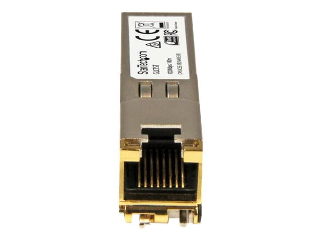 StarTech.com Gigabit RJ45 Kupfer SFP Transceiver Modul - Cisco GLC-T kompatibel - 1000Base-T - Mini-GBIC - 10er Pack - SFP (Mini-GBIC)-