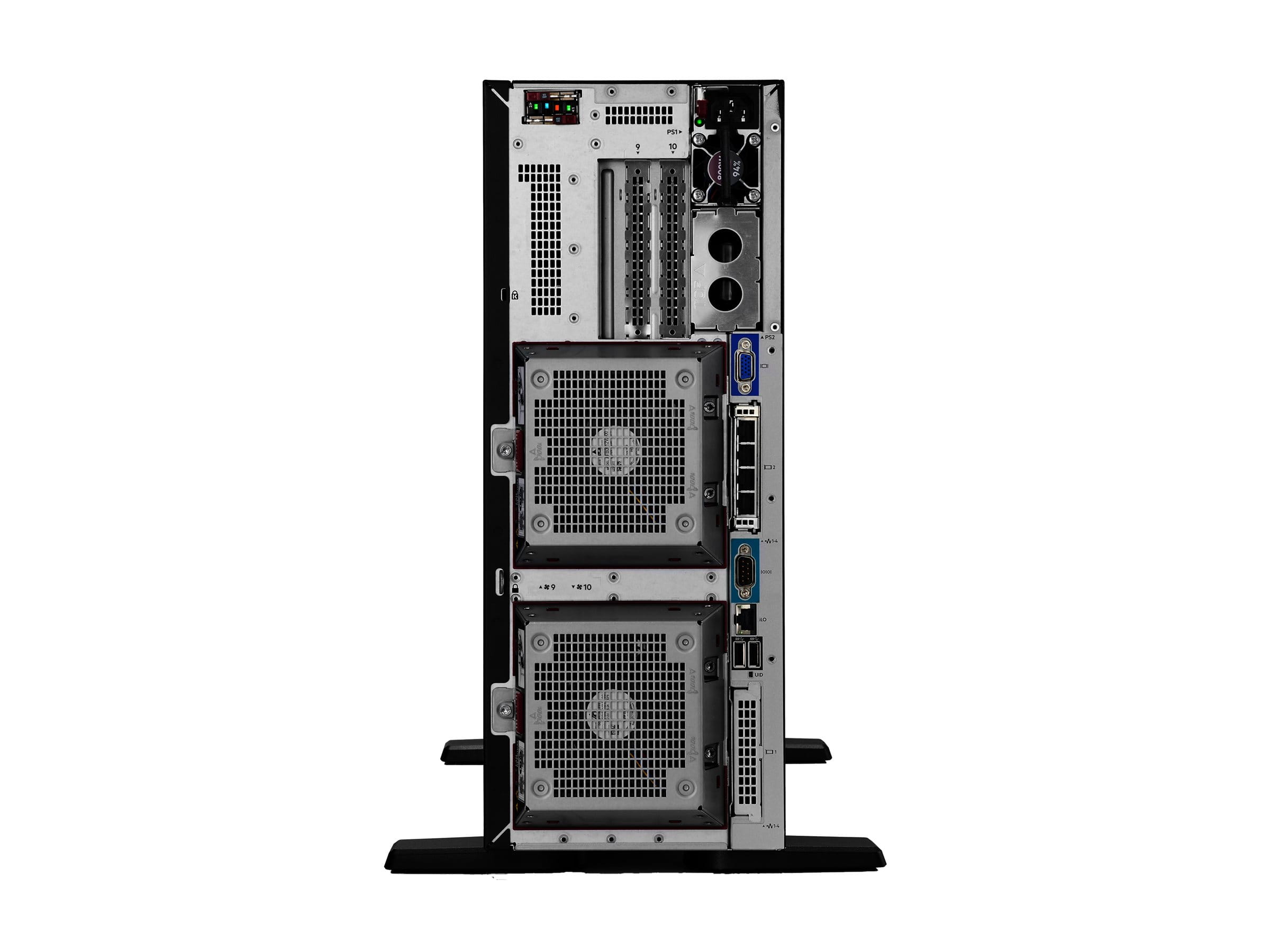 HPE ProLiant ML350 Gen11 Base - Server - Tower - 4U - zweiweg - 1 x Xeon Silver 4410Y / 2 GHz - RAM 32 GB - SATA - Hot-Swap 8.9 cm (3.5")