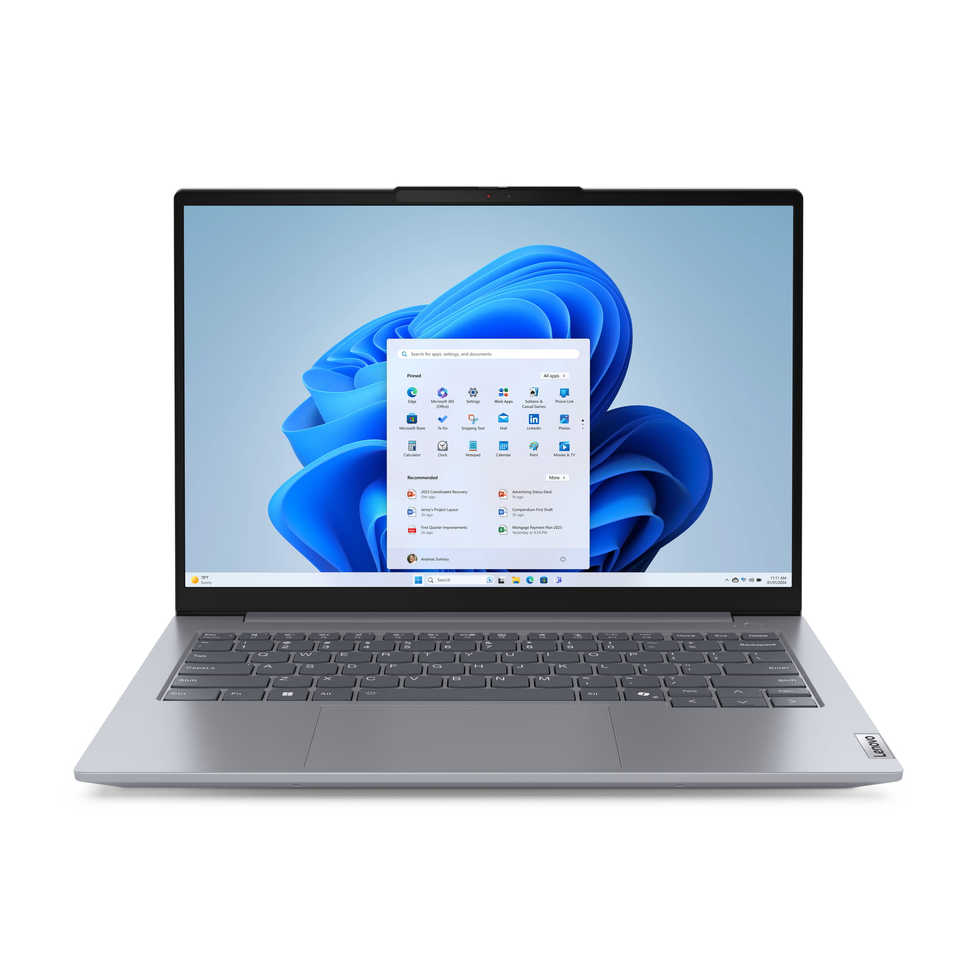 Lenovo ThinkBook 14 G7 IML 21MR - 180°-Scharnierdesign - Intel Core Ultra 7 155H / 1.4 GHz - Win 11 Pro - Intel Arc Graphics - 16 GB RAM - 512 GB SSD NVMe - 35.6 cm (14")
