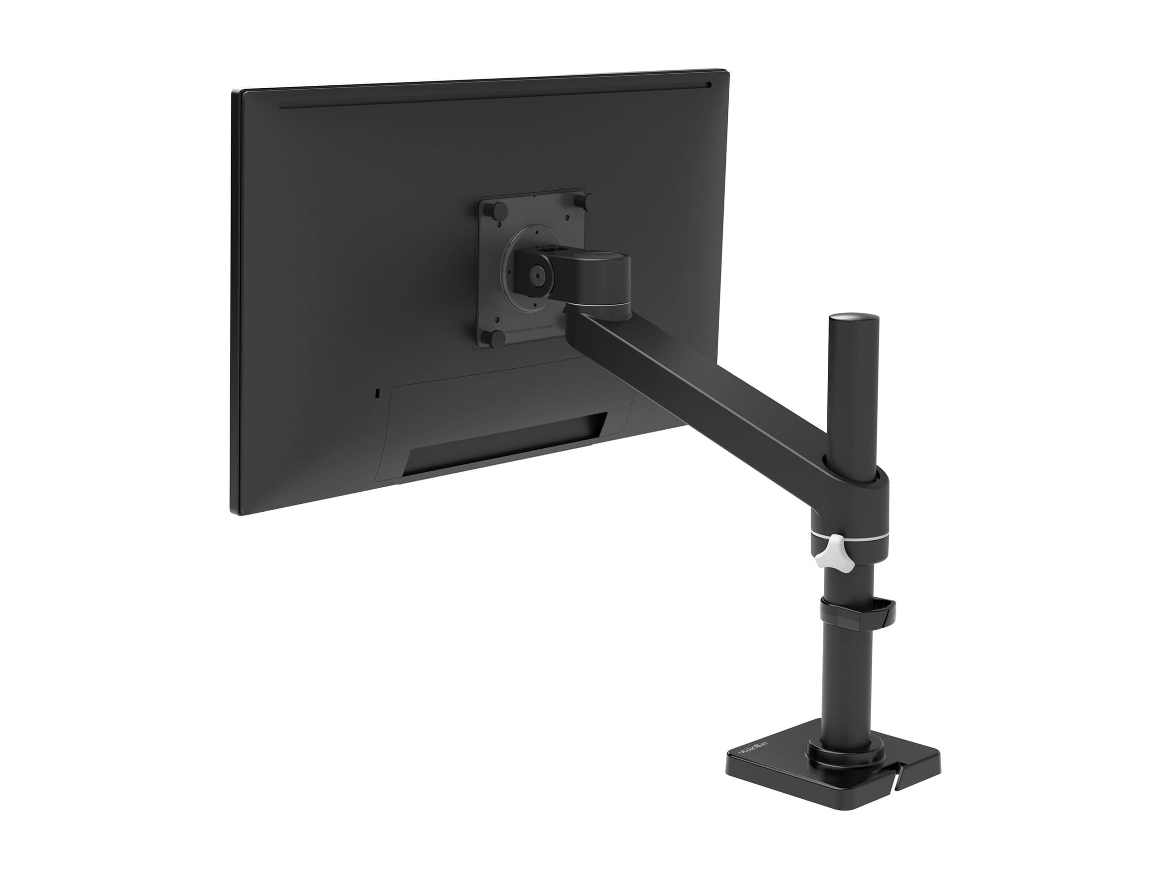 Ergotron NX - Befestigungskit (Gelenkarm, Arm-Einheit, Befestigungsmaterialien, Basis, Stange, Pivot) - für Monitor - mattschwarz - Bildschirmgröße: bis zu 86,4 cm (bis zu 34 Zoll)