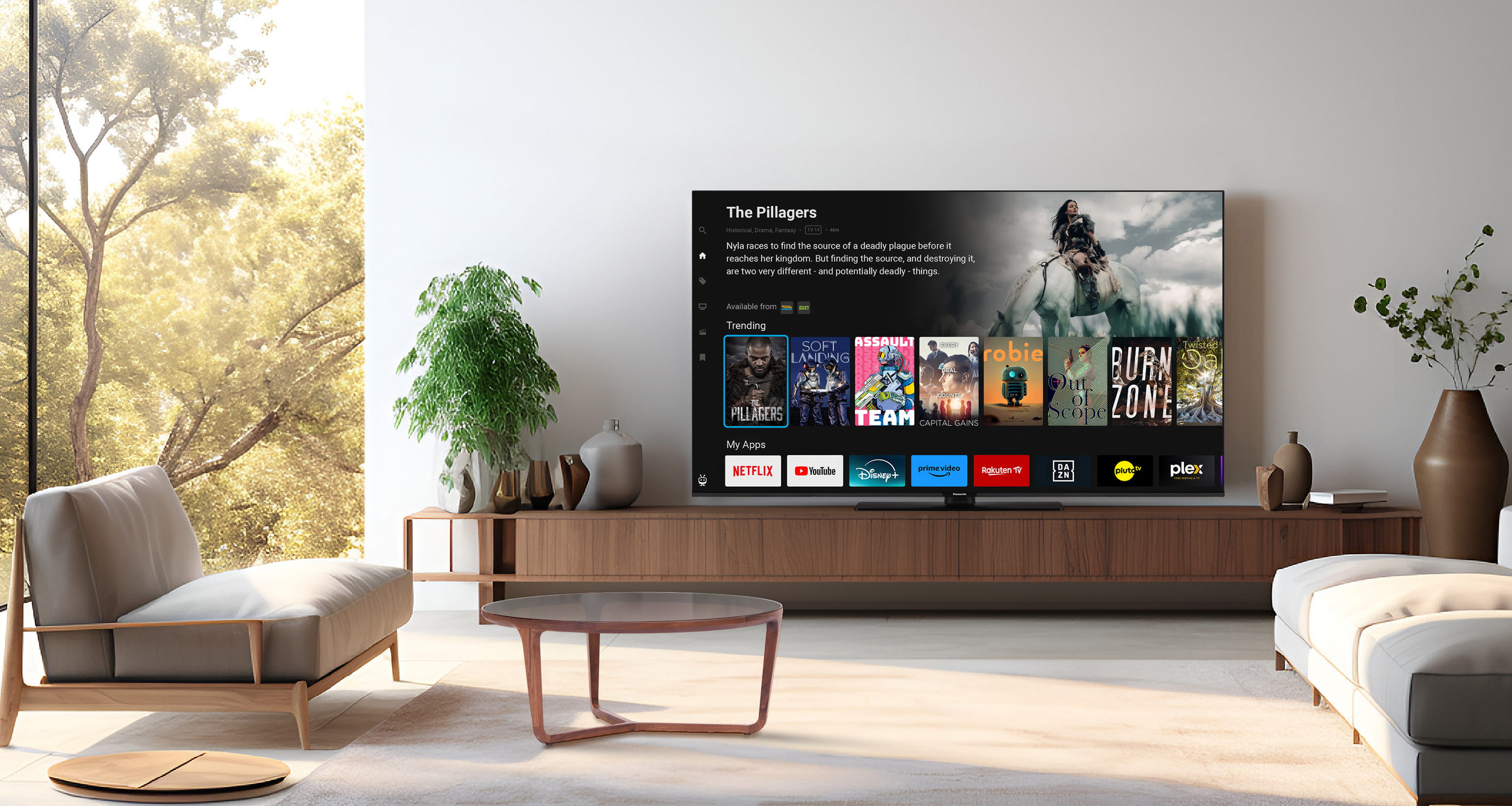 Panasonic TB 43W60AEZ - 108 cm (43") Diagonalklasse W60 Series LCD-TV mit LED-Hintergrundbeleuchtung - Smart TV - TiVO - 4K UHD (2160p)