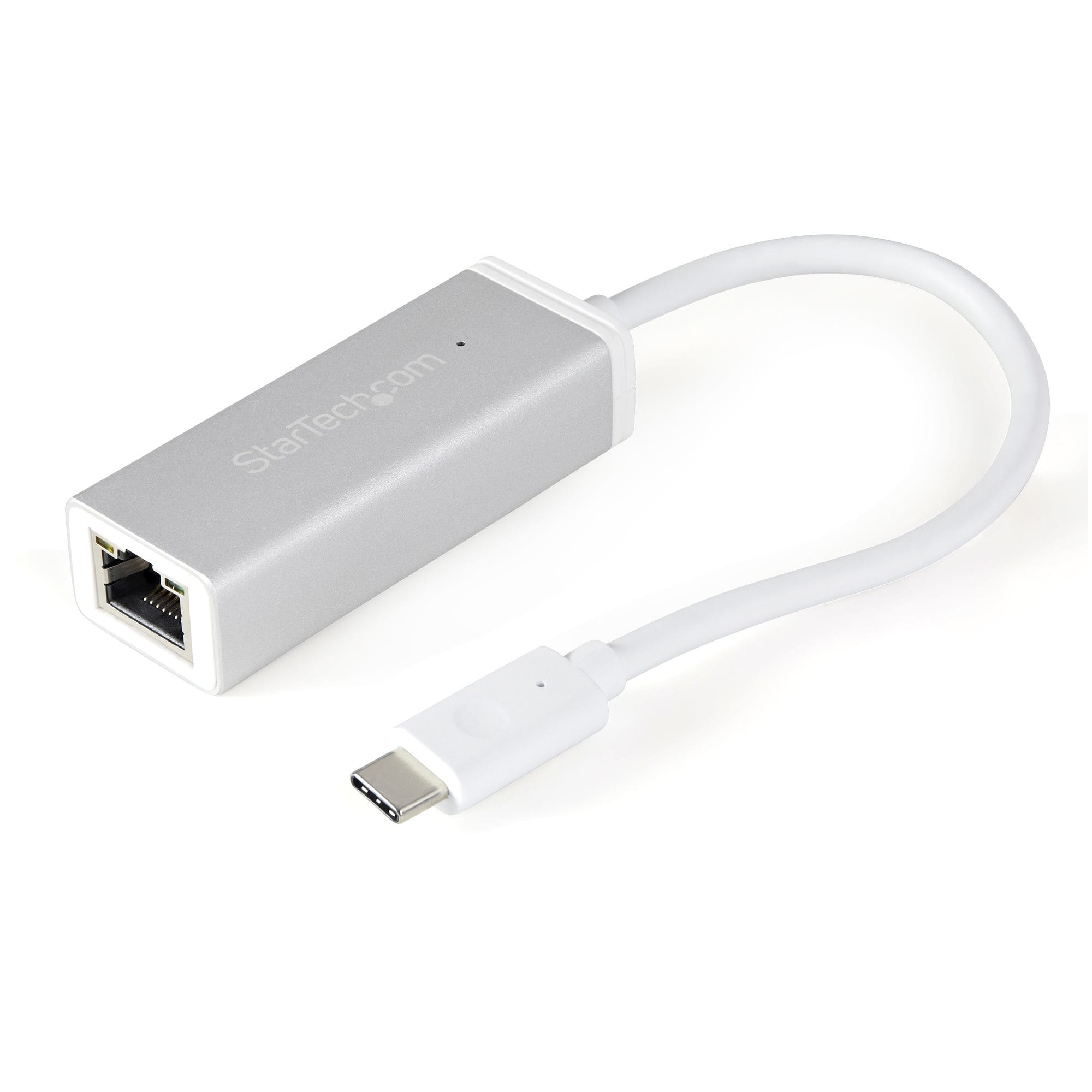 StarTech.com USB-C to Gigabit Ethernet Adapter - Aluminum - Thunderbolt 3 Port Compatible - USB Type C Network Adapter (US1GC30A)