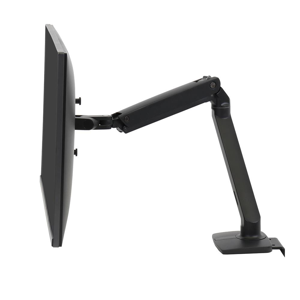 Ergotron MXV Desk Monitor Arm - Befestigungskit - einstellbarer Arm - für LCD-Display - Stahl - Schwarz - Bildschirmgröße: bis zu 86,4 cm (bis zu 34 Zoll)