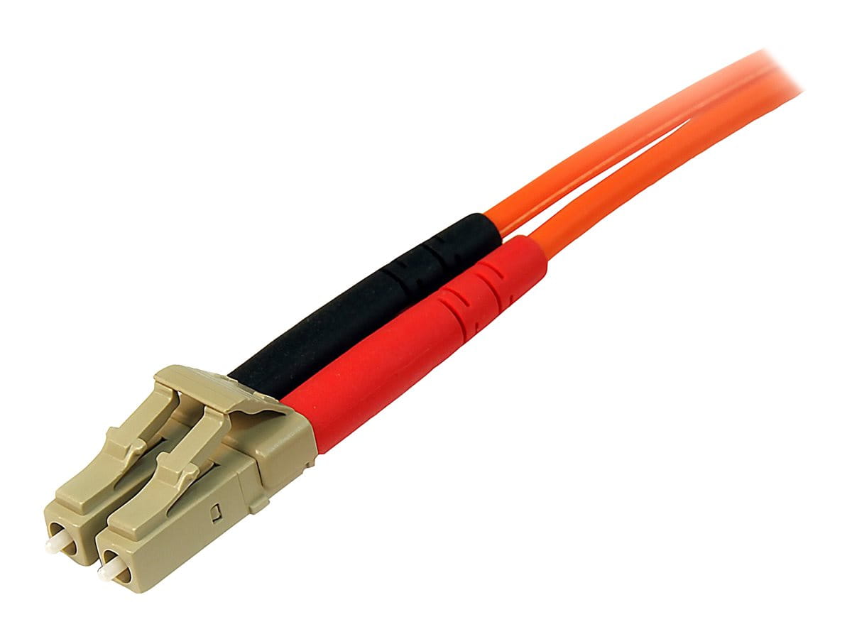 StarTech.com 5m Fiber Optic Cable - Multimode Duplex 50/125 - LSZH - LC/LC - OM2 - LC to LC Fiber Patch Cable - Netzwerkkabel - LC Multi-Mode (M)