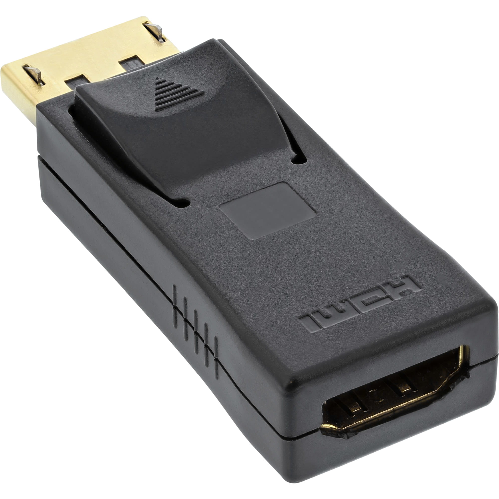 InLine DisplayPort Adapter - DP ST auf HDMI BU - 4K2K - mit Audio - schwarz