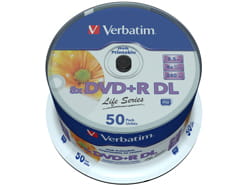 Verbatim Life Series - 50 x DVD+R DL - 8.5 GB (240 Min.)