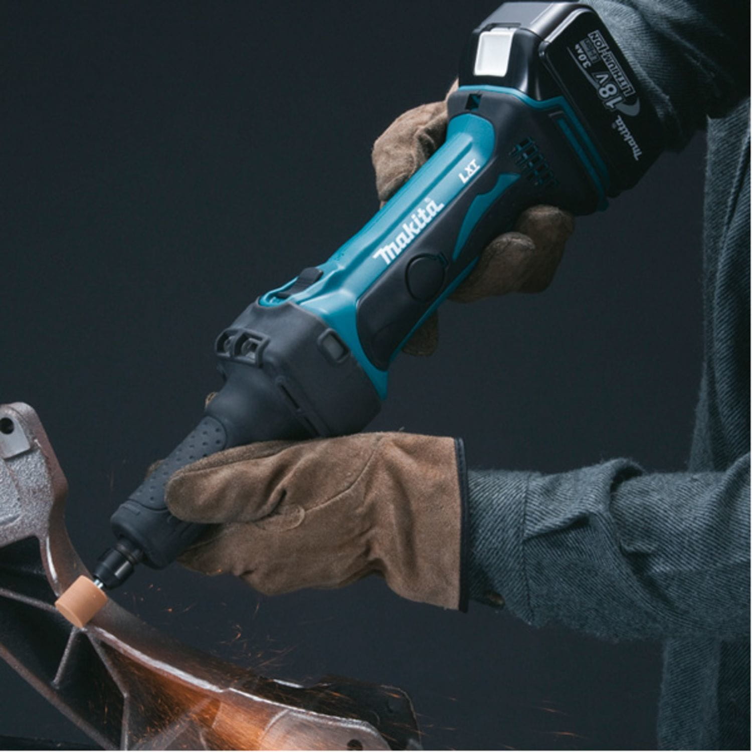 Makita DGD800 - Geradschleifer - schnurlos - Spannzange 6 mm