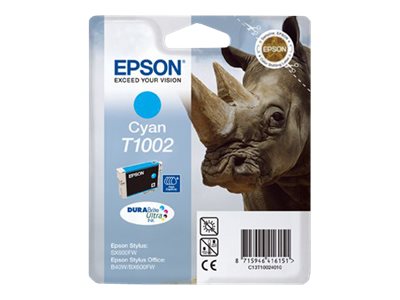 Epson T1002 - 11.1 ml - Cyan - original - Blister mit RF- / akustischem Alarmsignal