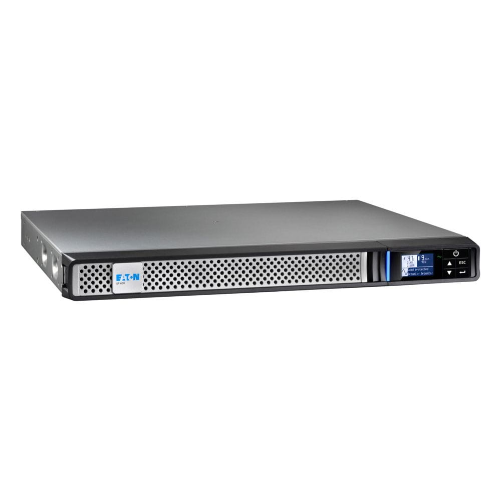 Eaton 5P 650iR - Gen 2 - USV (Rack - einbaufähig) - Wechselstrom 200/208/220/230/240 V - 520 Watt - 650 VA - 1-phasig - 9 Ah - RS-232, USB - Ausgangsanschlüsse: 4 - 1U - 48.3 cm (19") - Line-Interactive-USV