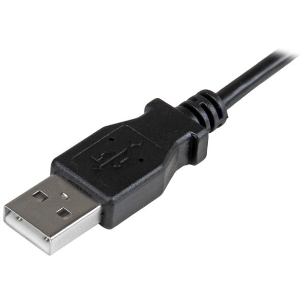 StarTech.com Micro USB Lade/Sync-Kabel - St/St - Micro USB rechts gewinkelt - 2m - USB auf Micro USB Ladekabel - USB-Kabel - Micro-USB Typ B (M)