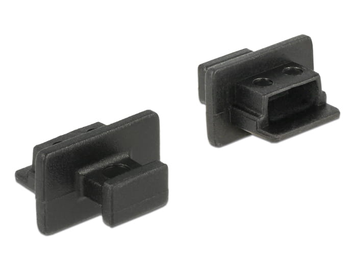 Delock Dust Cover for USB 2.0 Type Mini-B Female - Schutzumschlag - Schwarz (Packung mit 10)