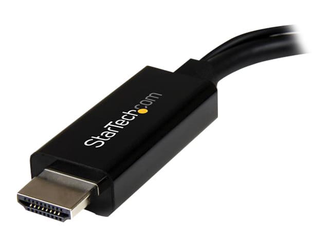 StarTech.com 4K 30Hz HDMI to DisplayPort Video Adapter w/ USB Power - 6 in - HDMI 1.4 (Male)