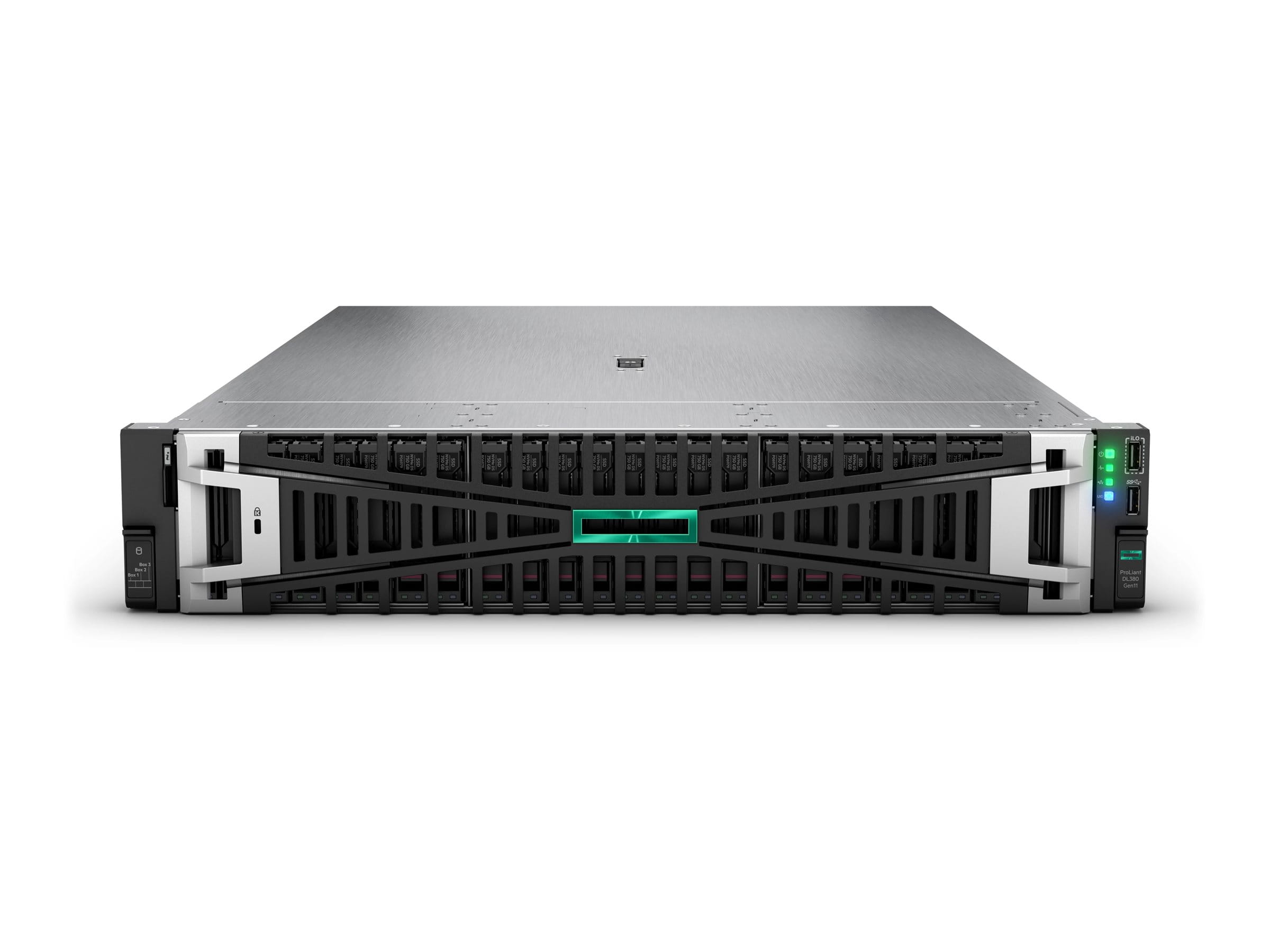 HPE ProLiant DL380 Gen11 Network Choice - Server - Rack-Montage - 2U - zweiweg - 1 x Xeon Silver 4514Y / 2 GHz - RAM 32 GB - SATA/SAS/NVMe - Hot-Swap 8.9 cm (3.5")