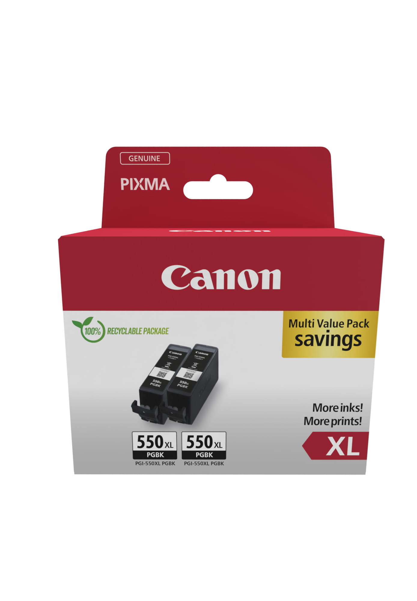 Canon PGI-550PGBK XL Twin pack - 2er-Pack - 15 ml