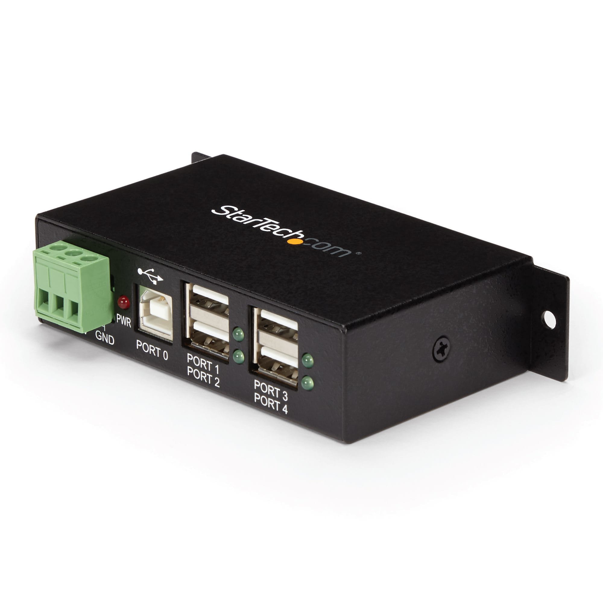 StarTech.com Rackmount USB 2.0 Hub - 4 Port Rugged Industrial USB 2.0 Hub