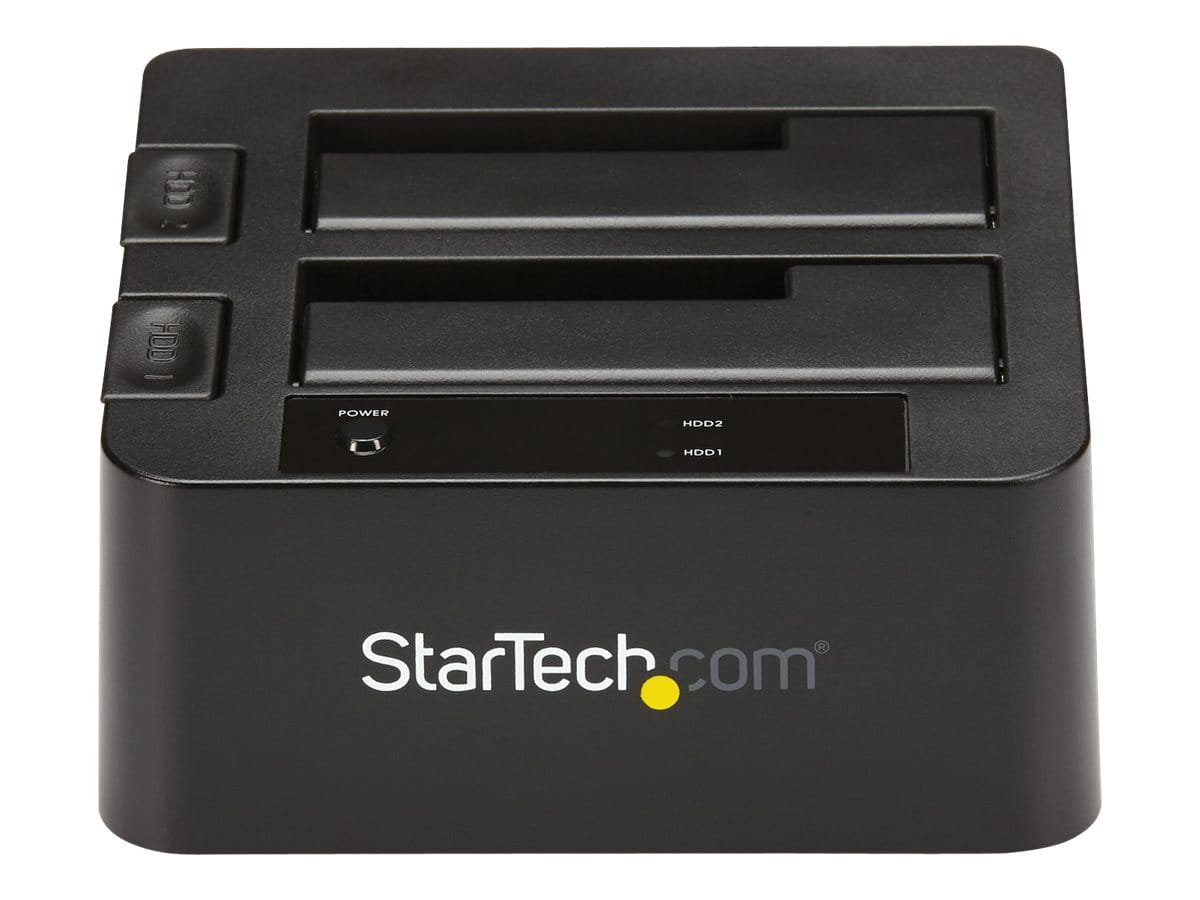 StarTech.com Dual-Bay USB 3.1 to SATA Hard Drive Docking Station, USB 3.1 (10 Gbps)