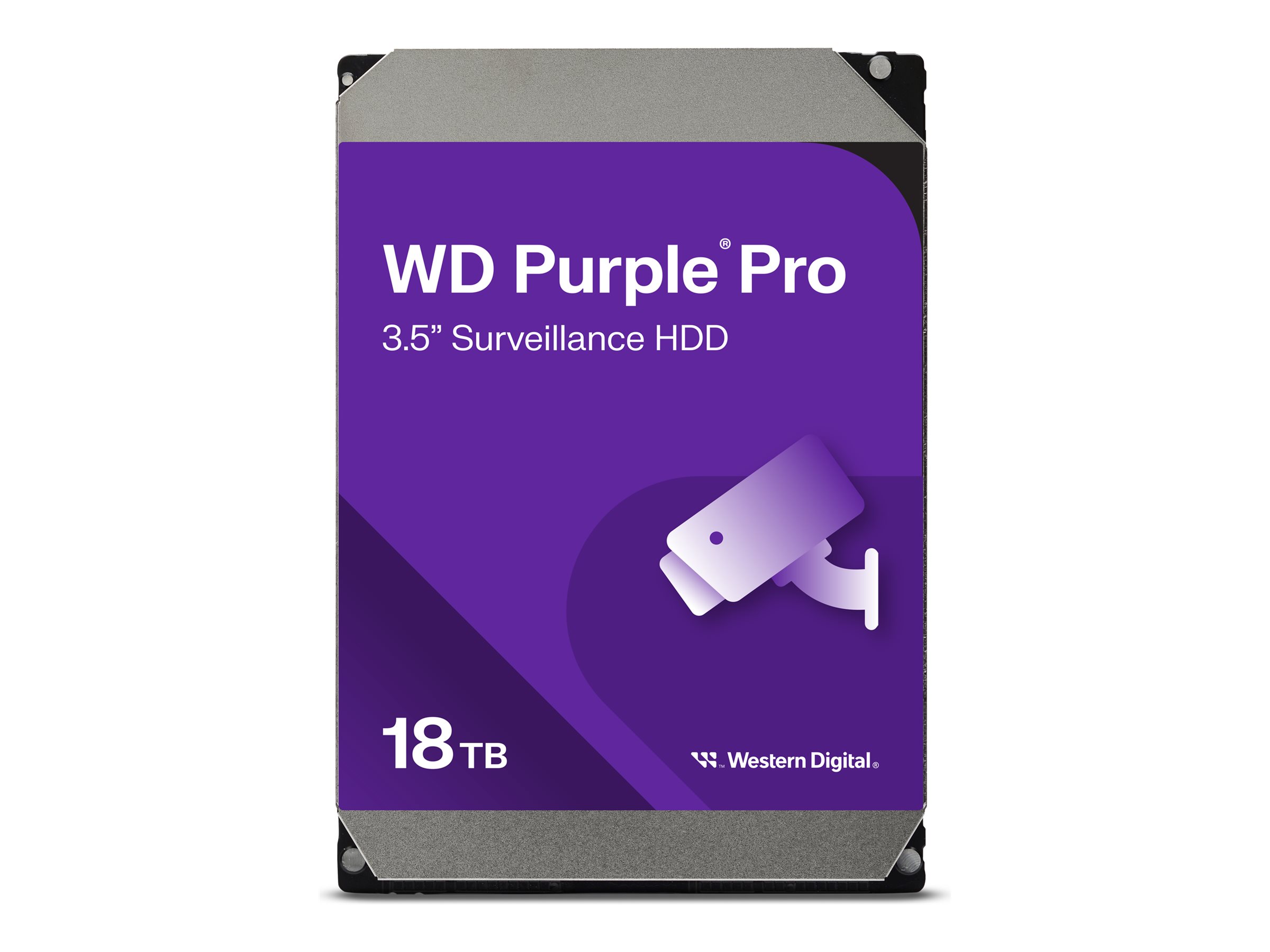 WD Purple Pro WD181PURP - Festplatte - 18 TB - intern - 3.5" (8.9 cm)