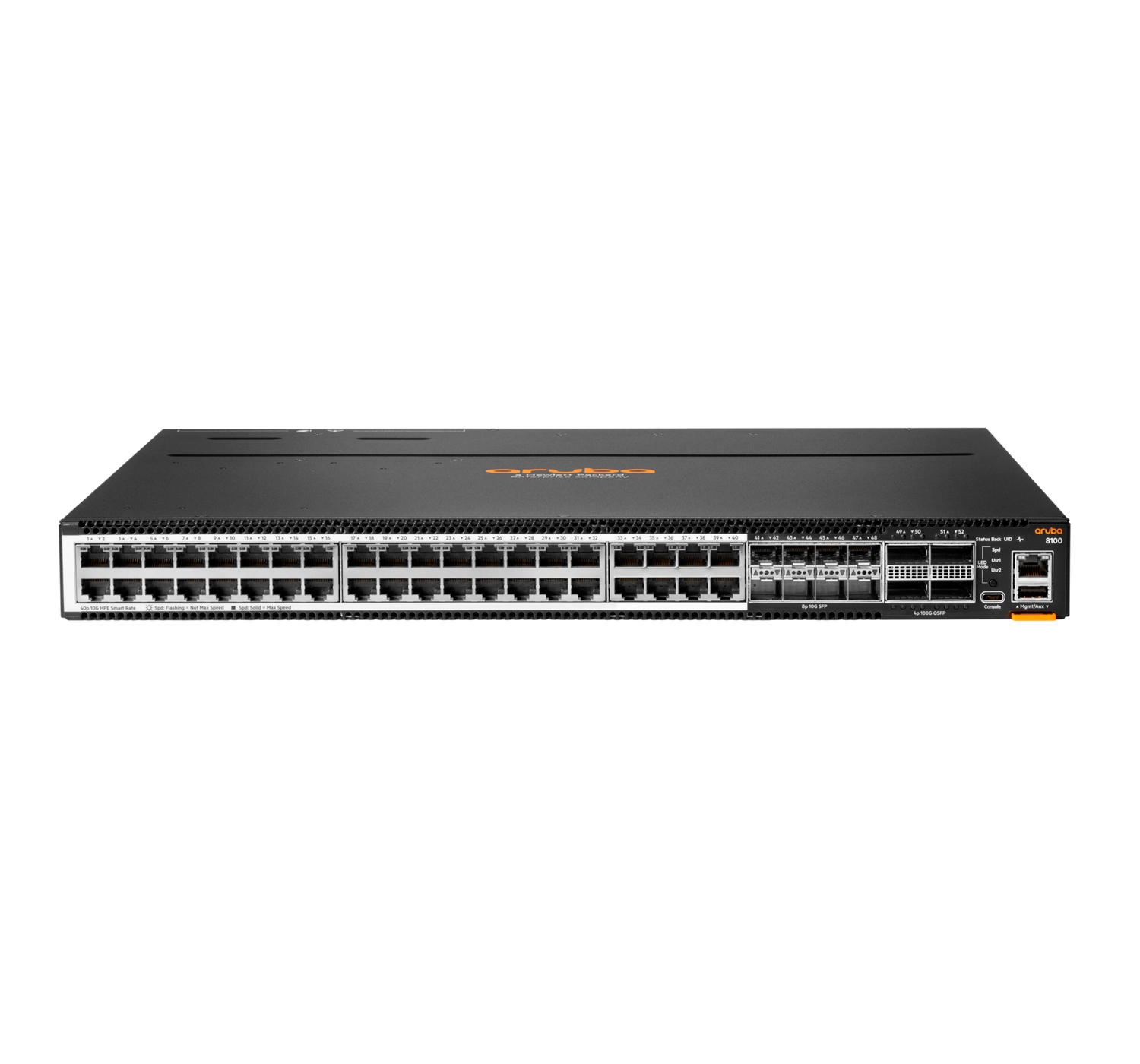 HPE Aruba Networking CX 8100 40x10GBase-T 8x10G SFP+ 4x40/100G QSFP28 Switch