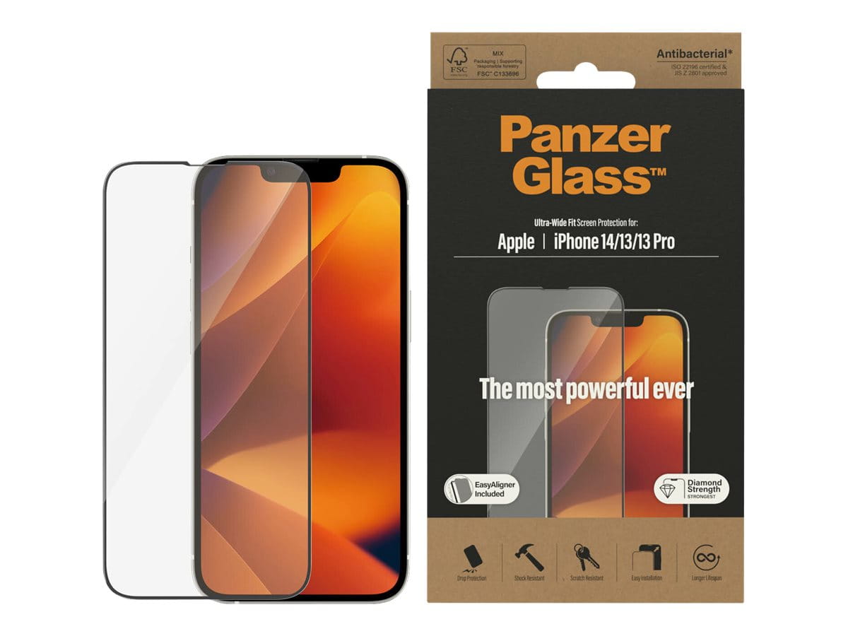 PanzerGlass Bildschirmschutz für Handy - ultrabreite Passform