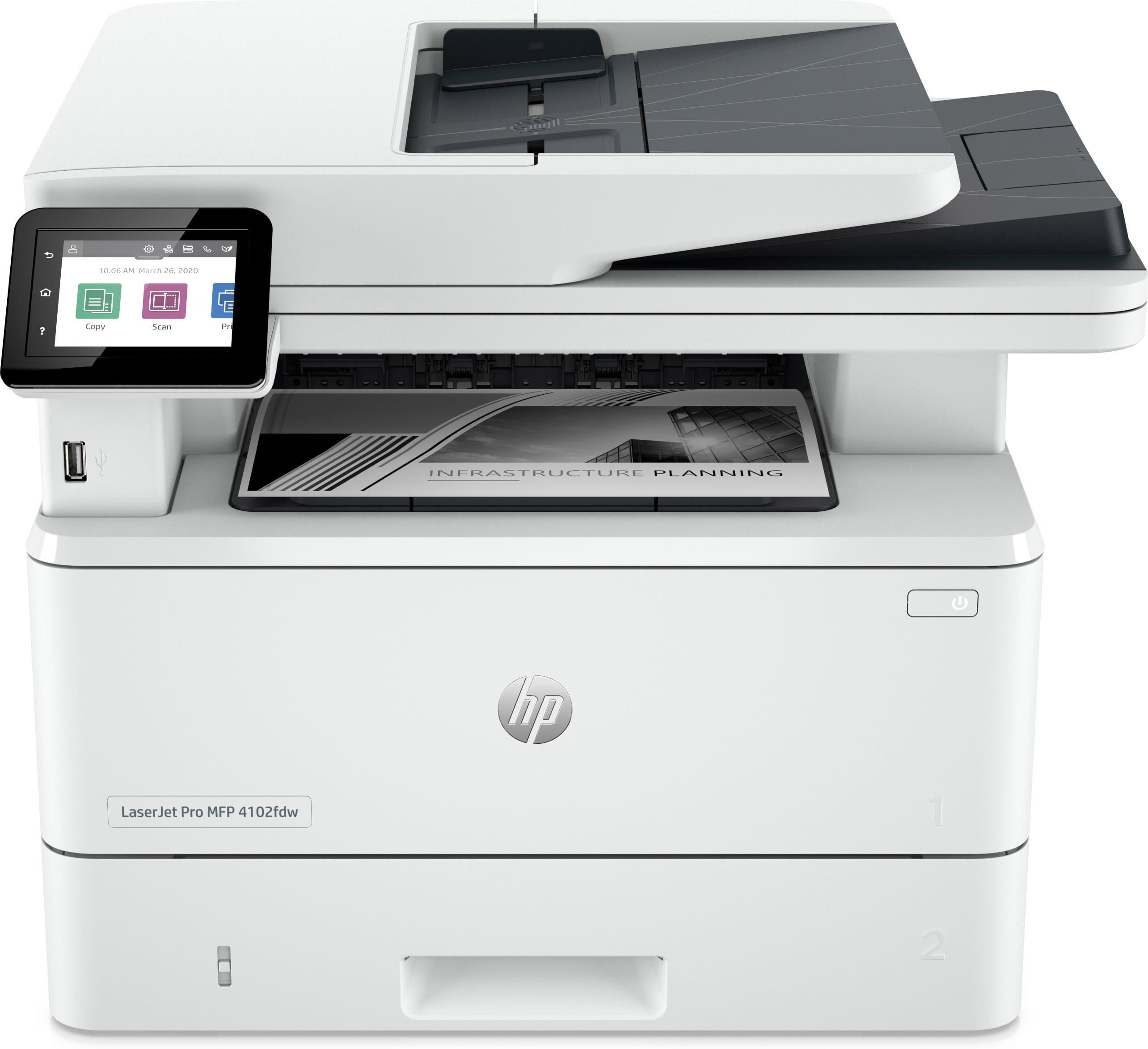 HP LaserJet Pro MFP 4102dw - Multifunktionsdrucker - s/w - Laser - Legal (216 x 356 mm)