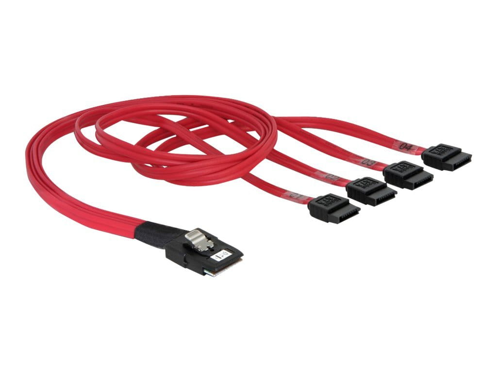 Delock SATA- / SAS-Kabel - 4-Lane - SATA (W)