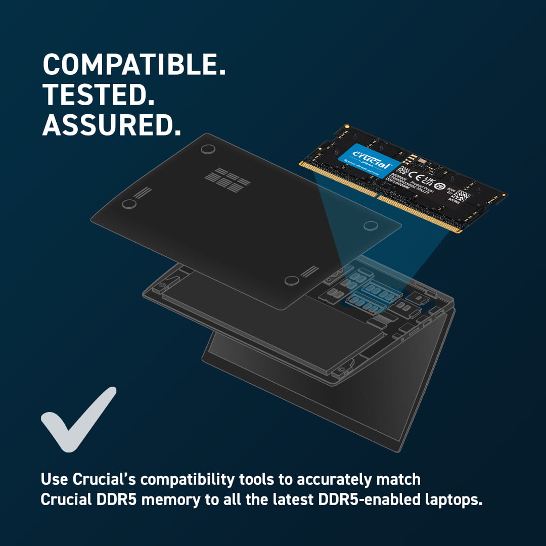 Crucial DDR5 - Modul - 32 GB - SO DIMM 262-PIN